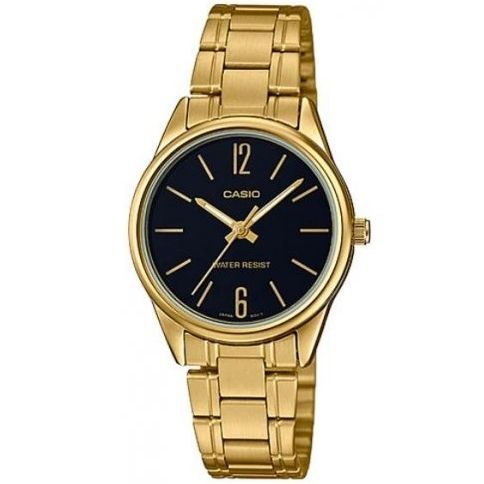 CASIO COLLECTION Mod. ONLY TIME LADY GOLD - BLACK Lady,READY STOCKED WATCHES,Wristwatch