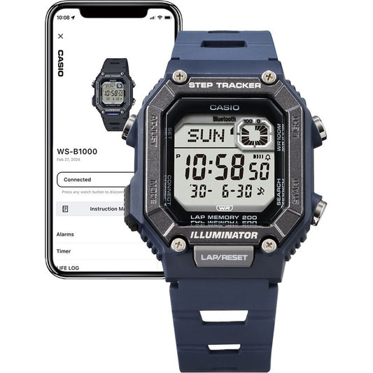 CASIO COLLECTION Mod. STEP TRACKER LAP 200 Bluetooth - BLUE