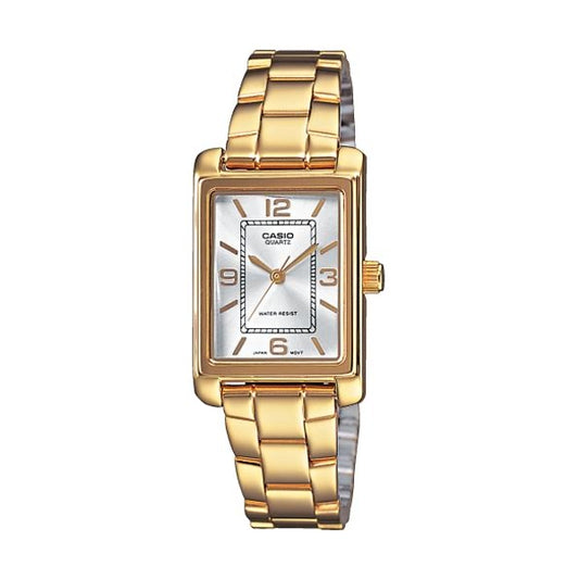 CASIO COLLECTION Mod. TANK GOLD - ARGENTEE Lady,READY STOCKED WATCHES,Wristwatch