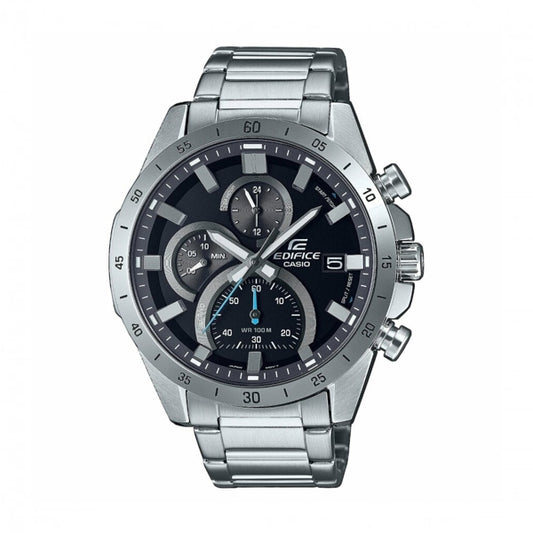 CASIO EDIFICE Mod. 3D INDEXES CHRONOGRAPH - BLACK Gent,READY STOCKED WATCHES,Wristwatch