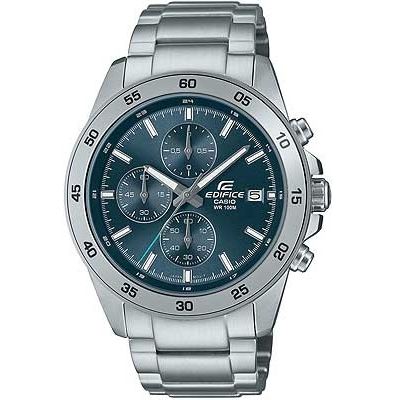 CASIO EDIFICE Mod. CLASSIC - 10 YEAR BATTERY - BLUE Gent,READY STOCKED WATCHES,Wristwatch