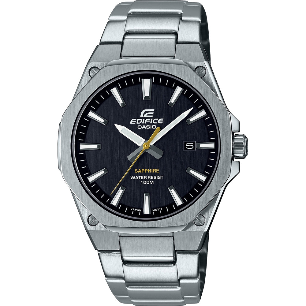 CASIO EDIFICE Mod. CLASSIC SLIM BLACK Gent,READY STOCKED WATCHES,Wristwatch