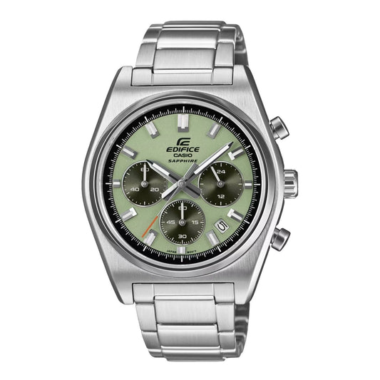CASIO EDIFICE Mod. MOTORSPORT CHRONOGRAPH - GREEN Gent,READY STOCKED WATCHES,Wristwatch