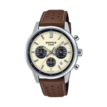 CASIO EDIFICE Mod. STANDARD CHRONOGRAPH - CHAMPAGNE Gent,READY STOCKED WATCHES,Wristwatch