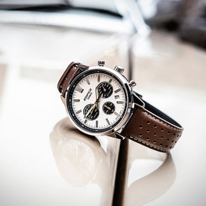 CASIO EDIFICE Mod. STANDARD CHRONOGRAPH - CHAMPAGNE Gent,READY STOCKED WATCHES,Wristwatch