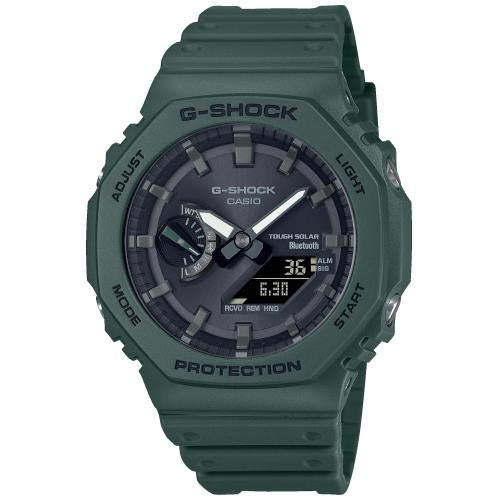 CASIO G-SHOCK Mod. NEW OAK Forest Green - Tough Solar. Bluetooth WATCHES