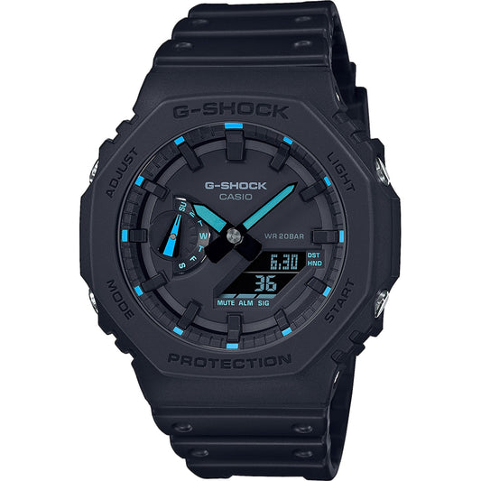 CASIO G-SHOCK Mod. OAK - Neon Blue Index WATCHES