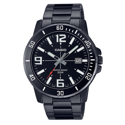 CASIO SPORT COLLECTION Mod. DIVER 50M - FULL BLACK Gent,READY STOCKED WATCHES,Wristwatch