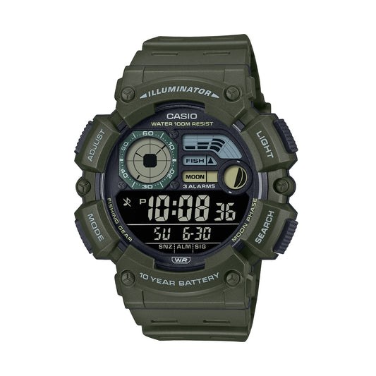 CASIO SPORT Mod. ILLUMINATOR 10 YEARS BATTERY - ARMY GREEN