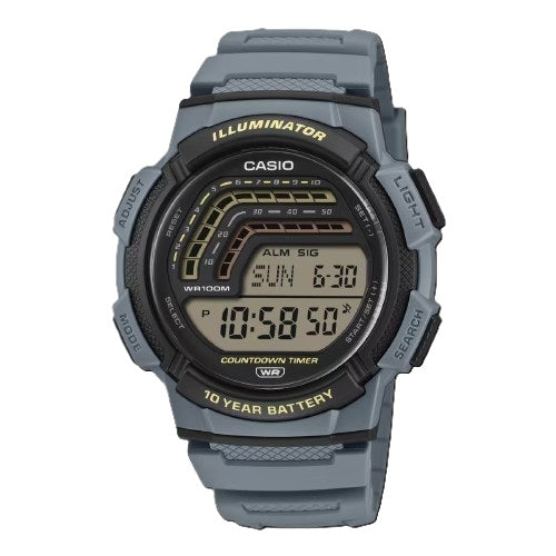 CASIO SPORT Mod. ILLUMINATOR - 10 YEARS BATTERY - BLUE