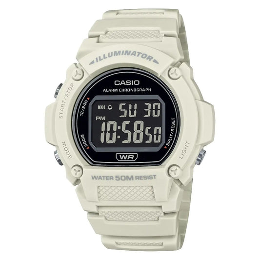 CASIO TIMELESS COLLECTION Mod. SPORT- ILLUMINATOR. WR 50M. ALARM. CHRONOGRAPH - WHITE - COLORED SERIE Category - Watches,Gent Ready stocked Watches,Men,READY STOCKED WATCHES,Wristwatch