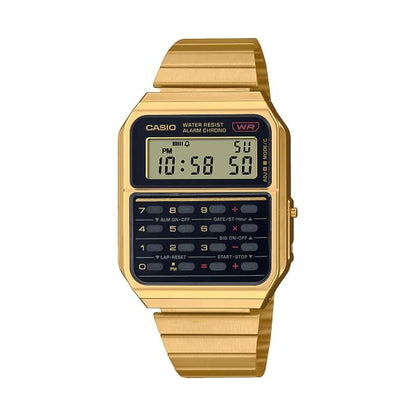 CASIO VINTAGE Mod. CALCULATOR EDGY COLLECTION - GOLD WATCHES