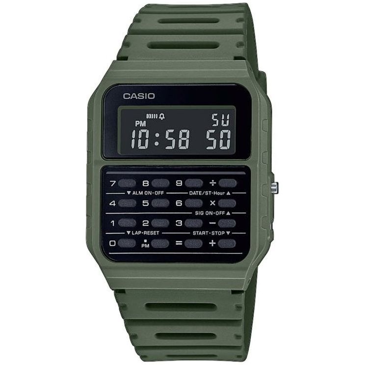 CASIO VINTAGE Mod. CALCULATOR EDGY COLLECTION - GREEN WATCHES