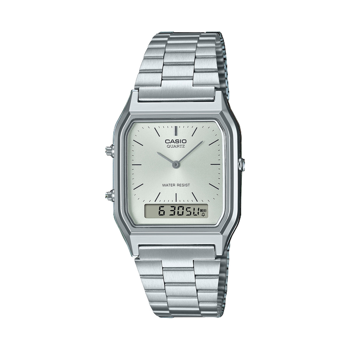 CASIO VINTAGE Mod. EDGY COLLECTION SUNRAY DIAL - SILVER Category-Watches,Gender-Men,Gender-Women,Gent Ready stocked Watches,Lady Ready Stocked Watches,Men,READY STOCKED WATCHES,Subcategory-WatchesUnisex,Unisex,Unisex Watches - Watches,Women,Wristwatch