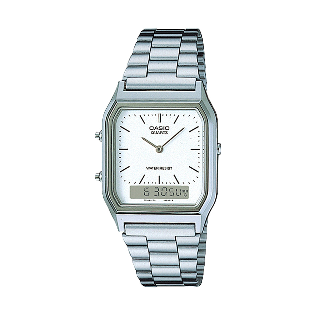 CASIO VINTAGE Mod. EDGY COLLECTION SUNRAY DIAL - WHITE Category-Watches,Gender-Men,Gender-Women,Gent Ready stocked Watches,Lady Ready Stocked Watches,Men,READY STOCKED WATCHES,Subcategory-WatchesUnisex,Unisex,Unisex Watches - Watches,Women,Wristwatch