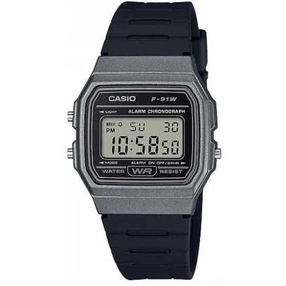 CASIO VINTAGE Mod. F-91 BIO RESIN STRAP - BLACK