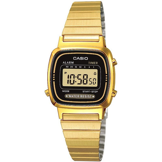 CASIO VINTAGE Mod. ICONIC MINI STEEL GOLD Lady,READY STOCKED WATCHES,Wristwatch