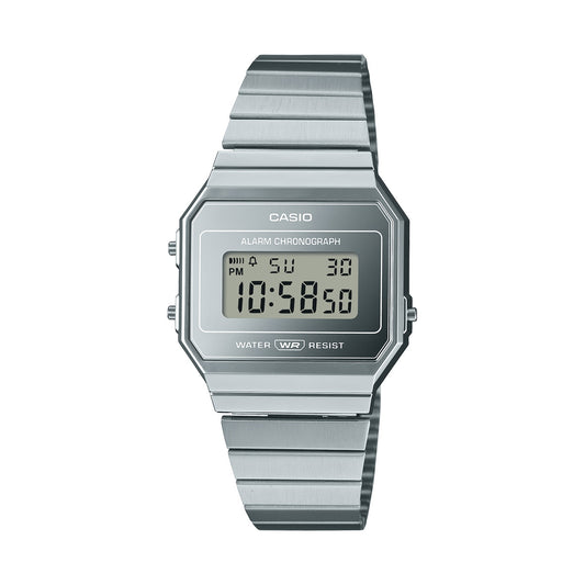 CASIO VINTAGE Mod. ICONIC SLIM SILVER Category-Watches,Gender-Men,Gender-Women,Gent Ready stocked Watches,Lady Ready Stocked Watches,Men,READY STOCKED WATCHES,Subcategory-WatchesUnisex,Unisex,Unisex Watches - Watches,Watches,Watches - Accessories,Women,Wr