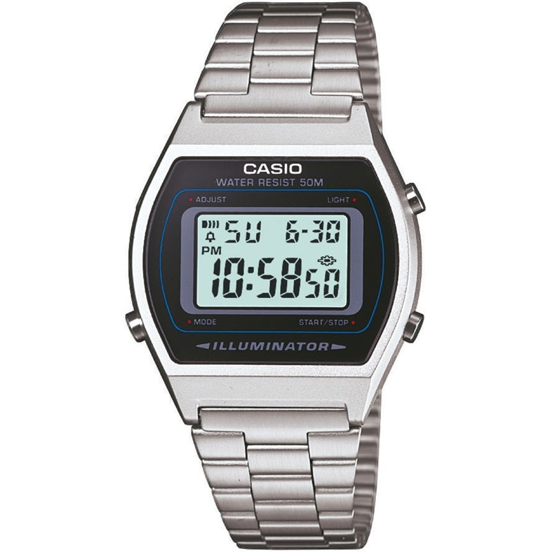 CASIO VINTAGE Mod. ILLUMINATOR - CLASSIC SILVER Category-Watches,Gender-Men,Gender-Women,Gent Ready stocked Watches,Lady Ready Stocked Watches,Men,READY STOCKED WATCHES,Subcategory-WatchesUnisex,Unisex,Unisex Watches - Watches,Women,Wristwatch