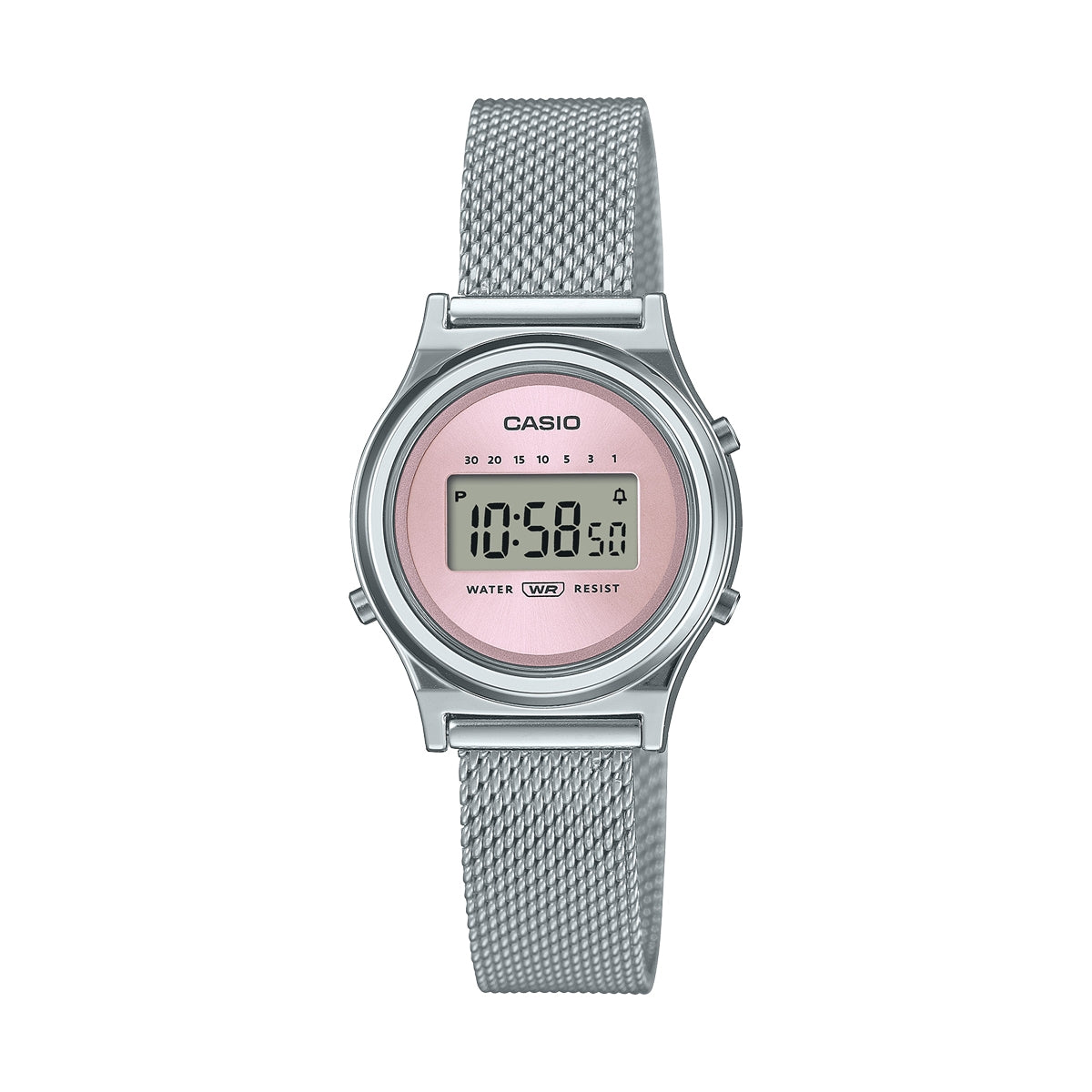 CASIO VINTAGE Mod. MINI COLLECTION SLIM - ANTIQUE PINK MESH WATCHES