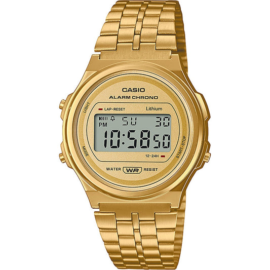 CASIO VINTAGE Mod. ROUND - GOLD READY STOCKED WATCHES,Unisex,Wristwatch