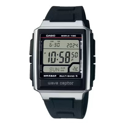 CASIO WAVE CEPTOR - WORLD TIME, RADIO CONTROLLED, Radio signal receiver (EU. USA. Japan) Gent,READY STOCKED WATCHES,Wristwatch