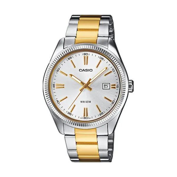 CASIO CASIO COLLECTION Mod. DATE - CHAMPAGNE, TWO TONES WATCHES casio-collection-mod-date-champagne-two-tones