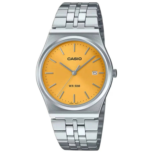 CASIO COLLECTION Mod. DATE YELLOW MUSTARD