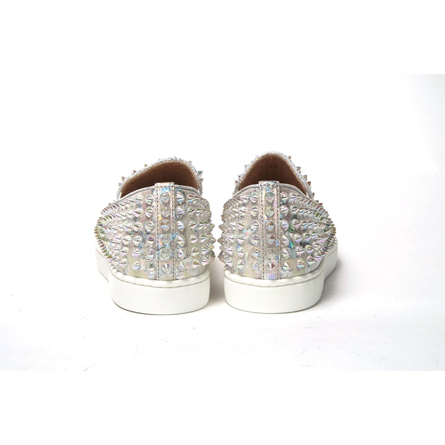 White Ab/Clear Ab Roller Boat Woman Flat Sneaker