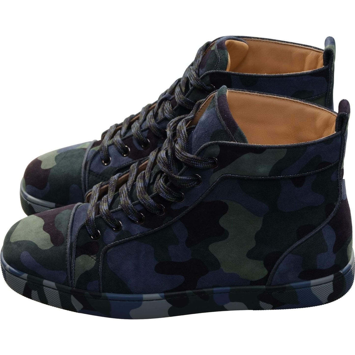 Louis Orlato Flat Camouflage High Top Sneakers