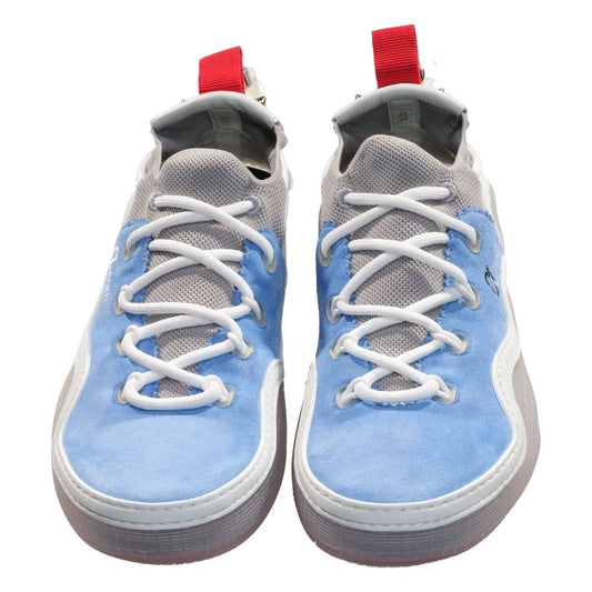 Arpoador Flat Light Blue Suede Sneakers