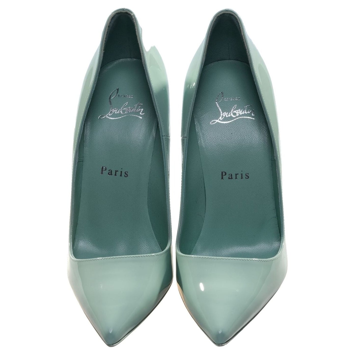 So Kate 120 Green Patent Leather High Heel Pumps