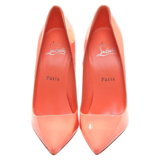 So Kate 120 Orange Patent Leather High Heel Pumps