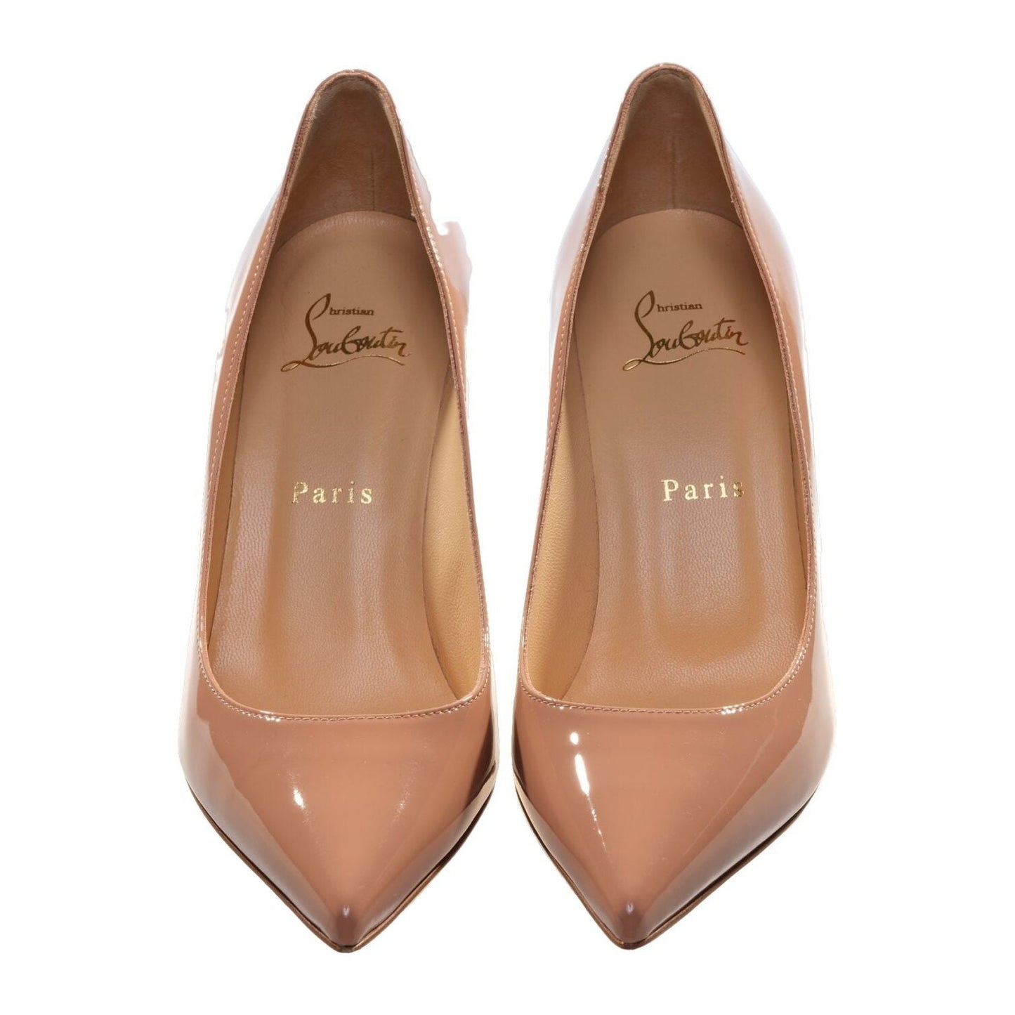 Kate Patent 85 Blush Nude Patent Leather High Heels