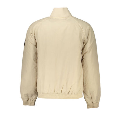 Calvin Klein Beige Polyamide Men Jacket 1728,67403481248,Beige,Bombers - Jackets & Coats - Clothing,Calvin Klein,Clothing,Jackets & Coats - Clothing,Men,New with tags,XL,XXL