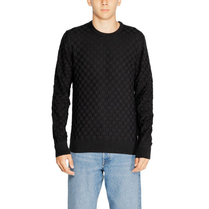 Calvin Klein Black Organic Cotton Sweatshirt Calvin Klein