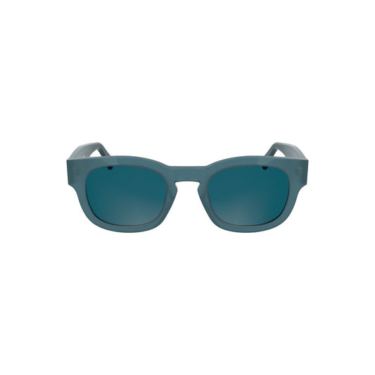 Calvin Klein Blue Acetate Women Sunglasses