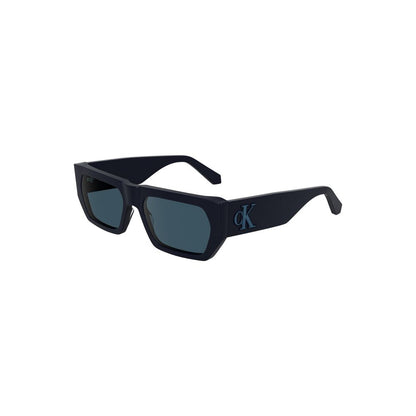 Calvin Klein Blue Acetate Women's Sunglass