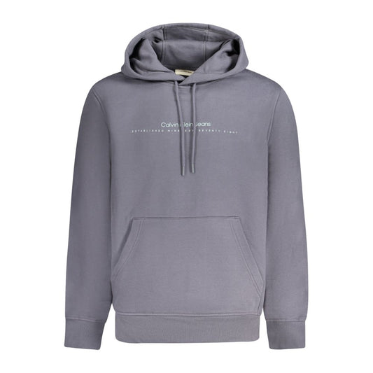 Calvin Klein Blue Cotton Men's Hoodie
