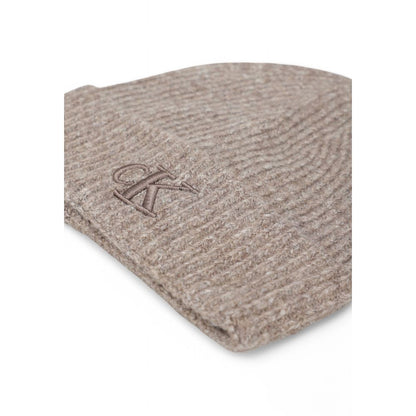 Calvin Klein Brown Marabou Cap (Baseball Hat) Calvin Klein