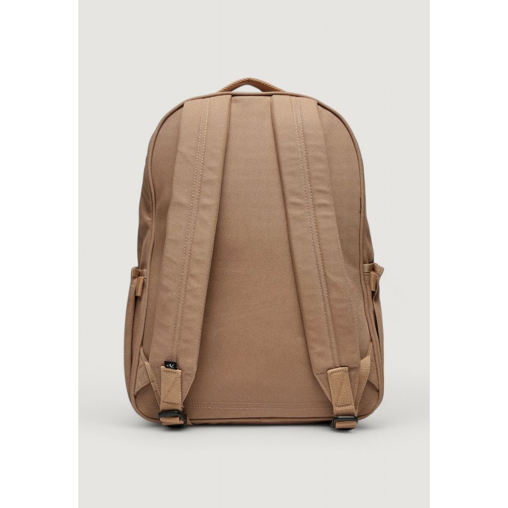 Calvin Klein Jeans Beige Recycled Polyester Backpack Calvin Klein Jeans