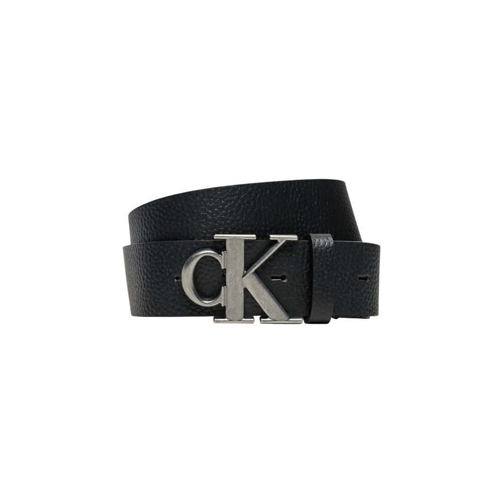 Calvin Klein Jeans Black Leather Regular Belt Calvin Klein Jeans