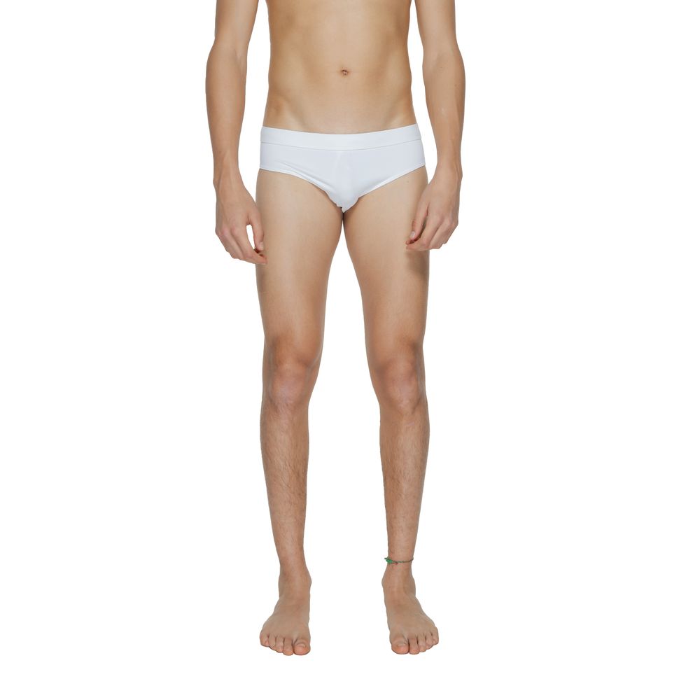 Calvin Klein White Polyamide Swim Briefs Calvin Klein