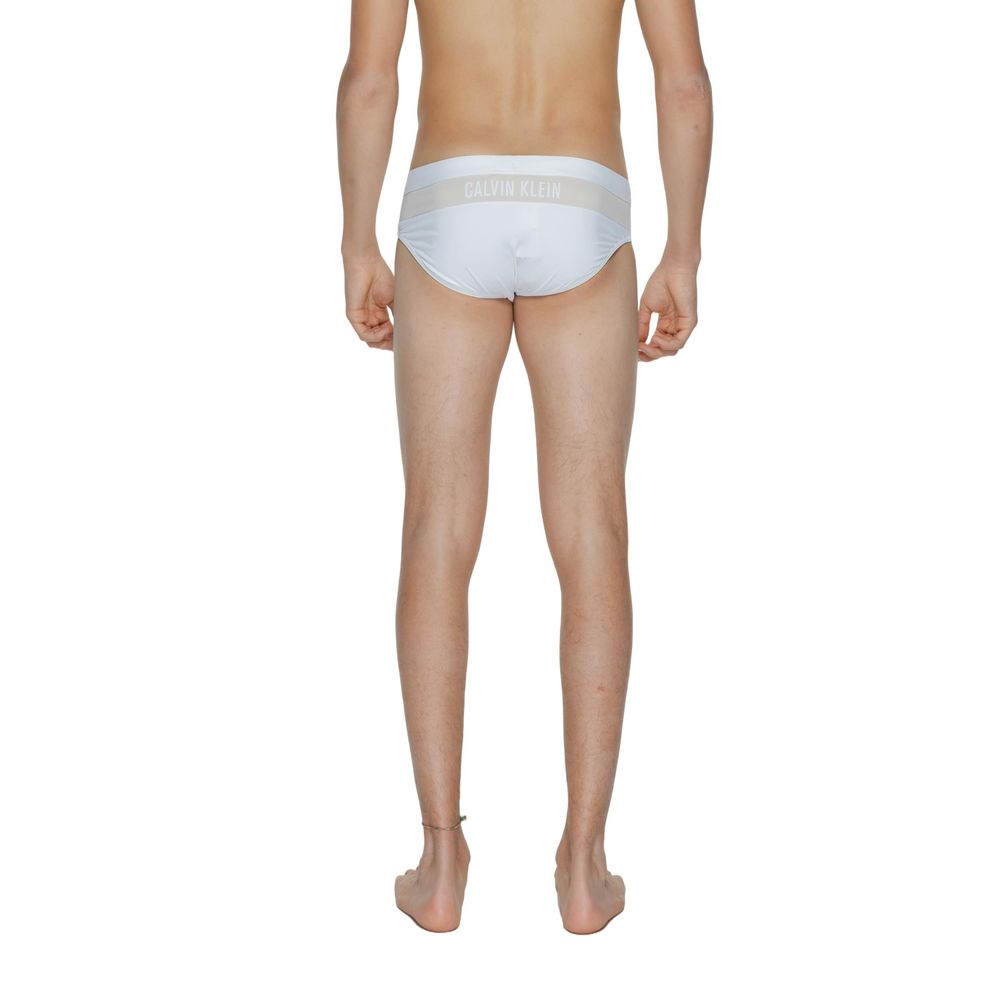 Calvin Klein White Polyamide Swim Briefs Calvin Klein