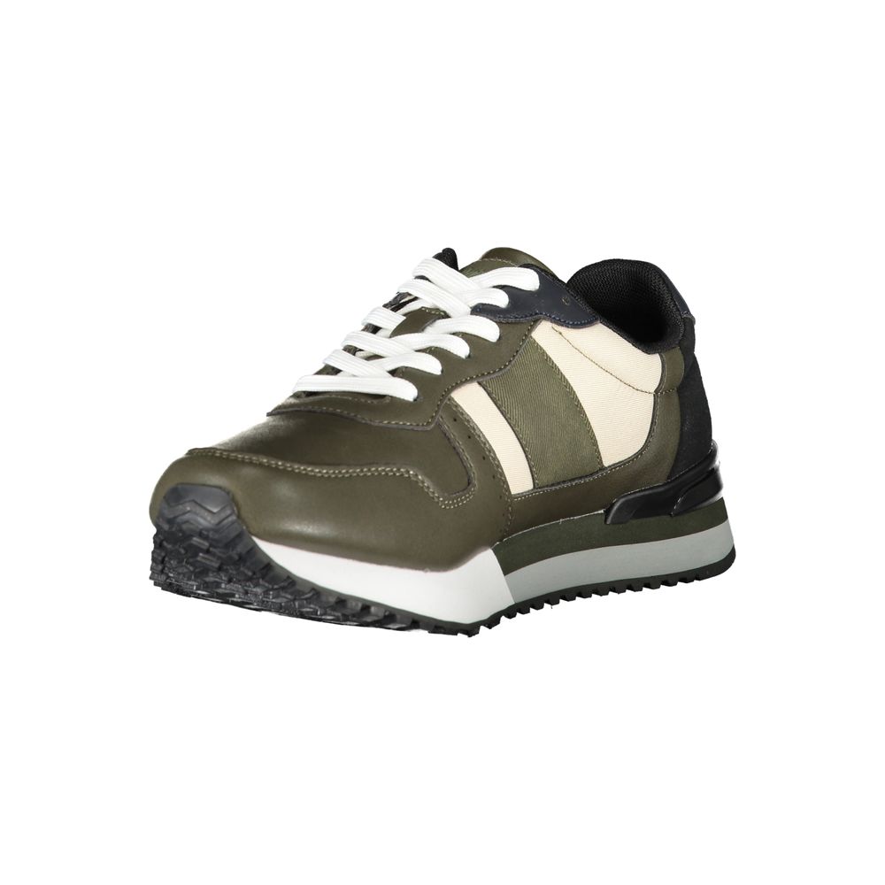 Carrera Green Polyester Athletic Sneakers