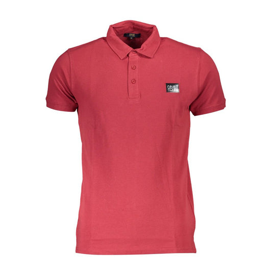 Cavalli Class Rosso Cotton Men Polo