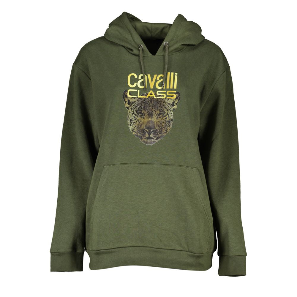 Cavalli Class Verde Polyester Woman Sweatshirt 1728,67403481248,Cavalli Class,Clothing,Green,L,M,New with tags,Sweaters - Clothing,Sweatshirts - Sweaters - Clothing,Women,XL