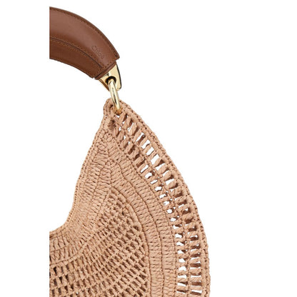 Chloé Beige Raffia Shoulder Bag 1728,72470364320,Bags,Beige,Chloé,New with tags,Shoulder Bags - Bags,Women
