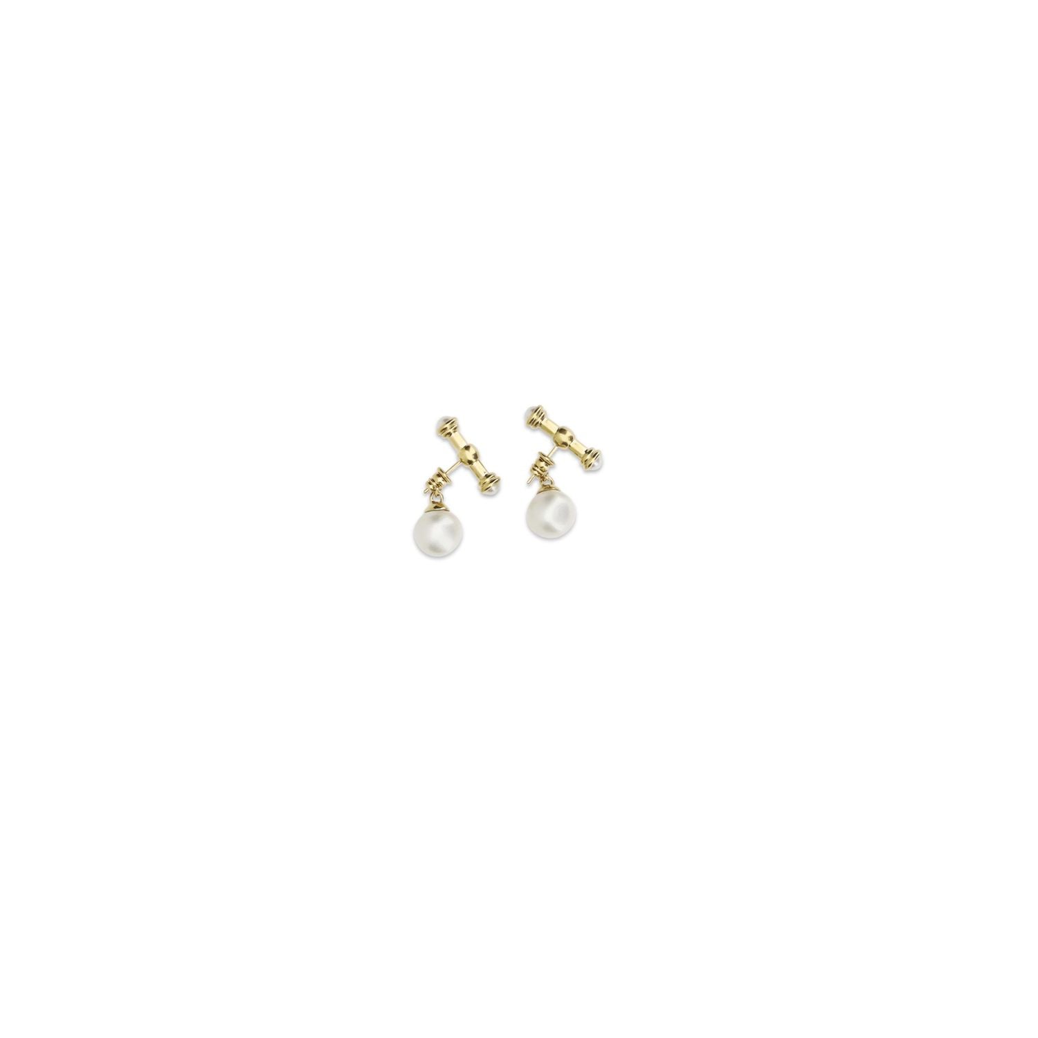 Chloé Gold Metal Earrings