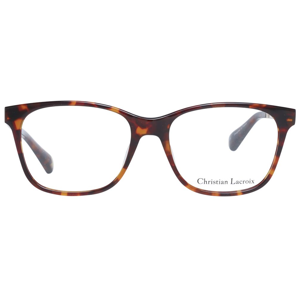 Christian Lacroix Brown Acetate Glasses (Frames) Christian Lacroix
